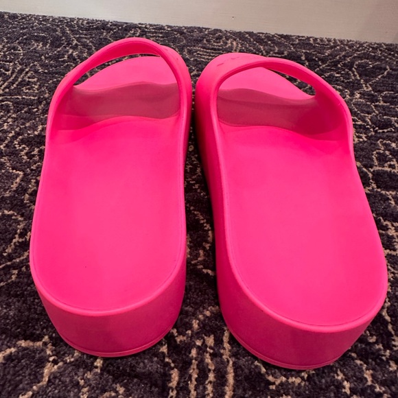Balenciaga Chunky Slides | Pink | 12US - Picture 2 of 5